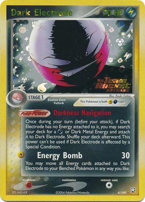 Dark Electrode (4/109) (Stamped) [EX: Team Rocket Returns] | Shuffle n Cut Hobbies & Games