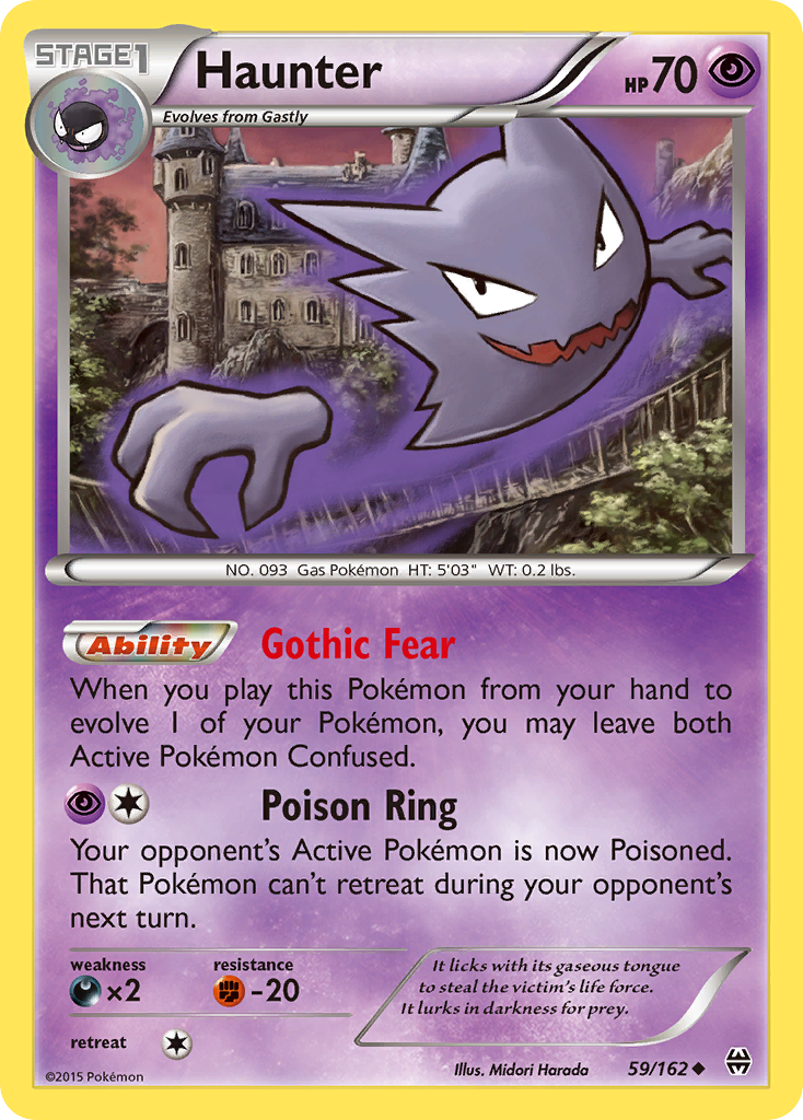 Haunter (59/162) [XY: BREAKthrough] | Shuffle n Cut Hobbies & Games