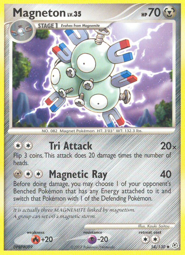 Magneton (54/130) [Diamond & Pearl: Base Set] | Shuffle n Cut Hobbies & Games