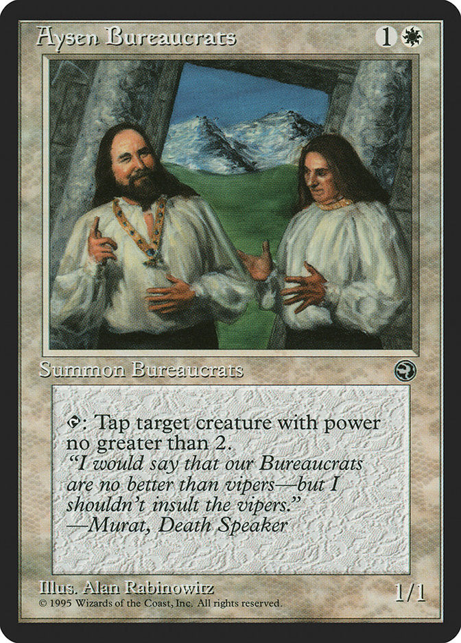 Aysen Bureaucrats (Murat Flavor Text) [Homelands] | Shuffle n Cut Hobbies & Games