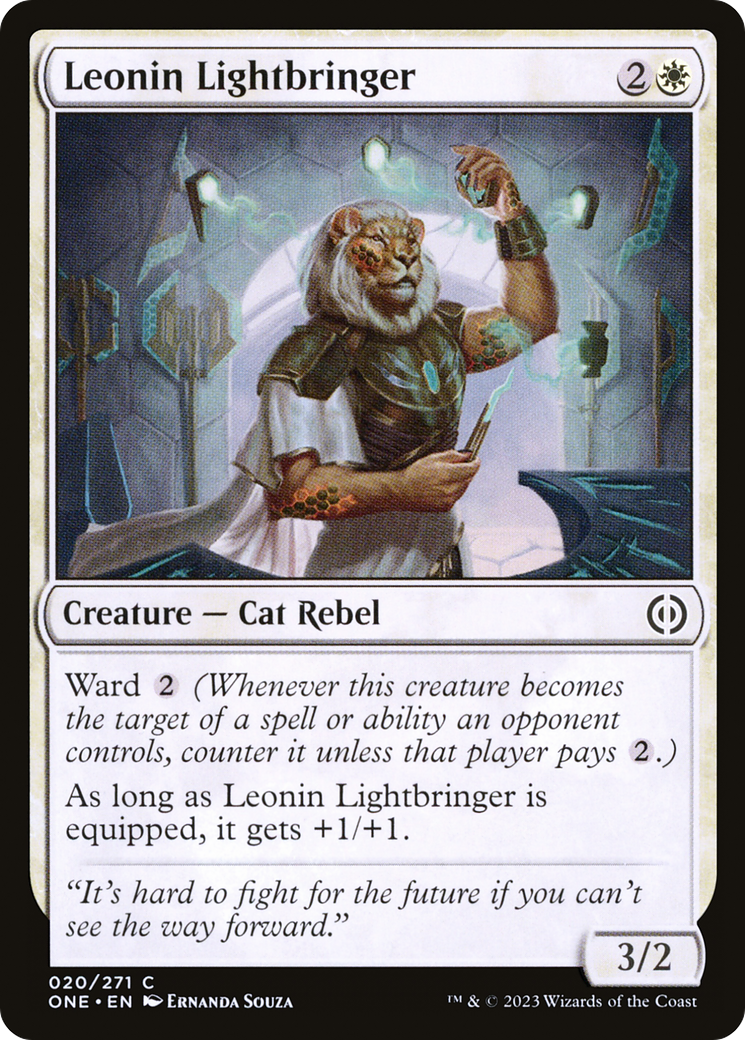 Leonin Lightbringer [Phyrexia: All Will Be One] | Shuffle n Cut Hobbies & Games