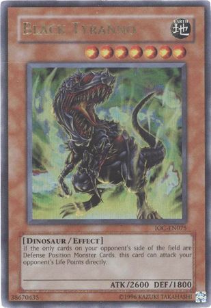 Black Tyranno [IOC-EN075] Ultra Rare | Shuffle n Cut Hobbies & Games