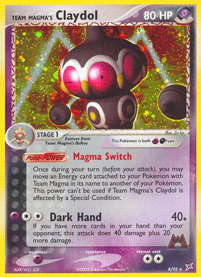 Team Magma's Claydol (8/95) [EX: Team Magma vs Team Aqua] | Shuffle n Cut Hobbies & Games