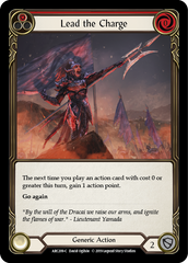 Lead the Charge (Red) [ARC209-C] 1st Edition Rainbow Foil | Shuffle n Cut Hobbies & Games