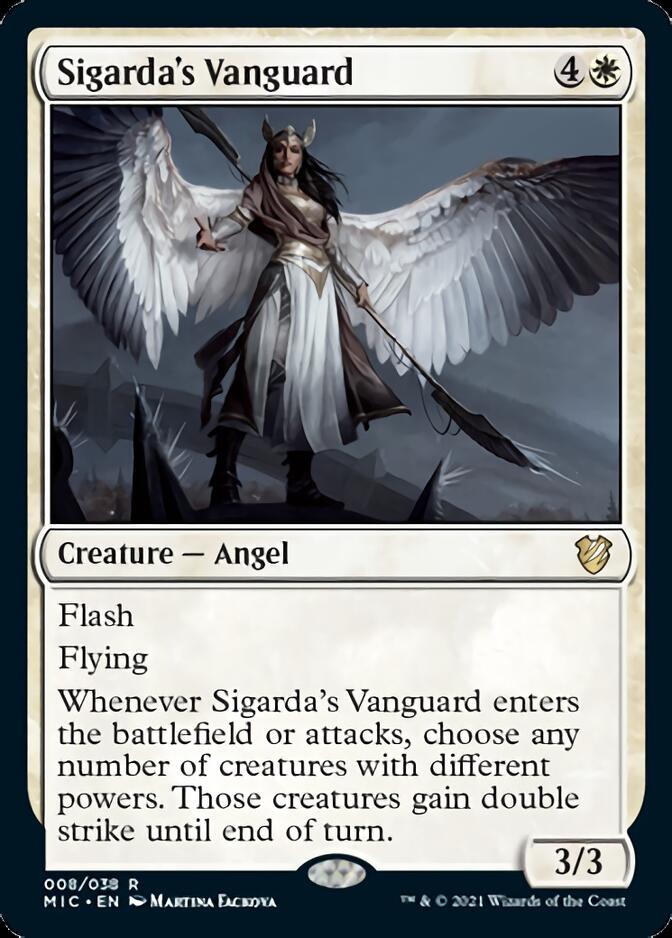 Sigarda's Vanguard [Innistrad: Midnight Hunt Commander] | Shuffle n Cut Hobbies & Games