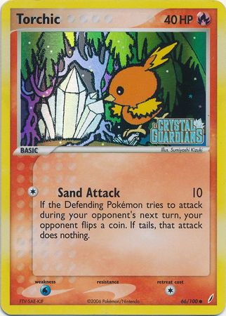 Torchic (66/100) (Stamped) [EX: Crystal Guardians] | Shuffle n Cut Hobbies & Games