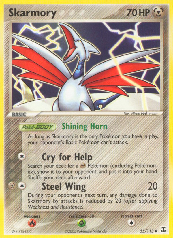 Skarmory (55/113) [EX: Delta Species] | Shuffle n Cut Hobbies & Games