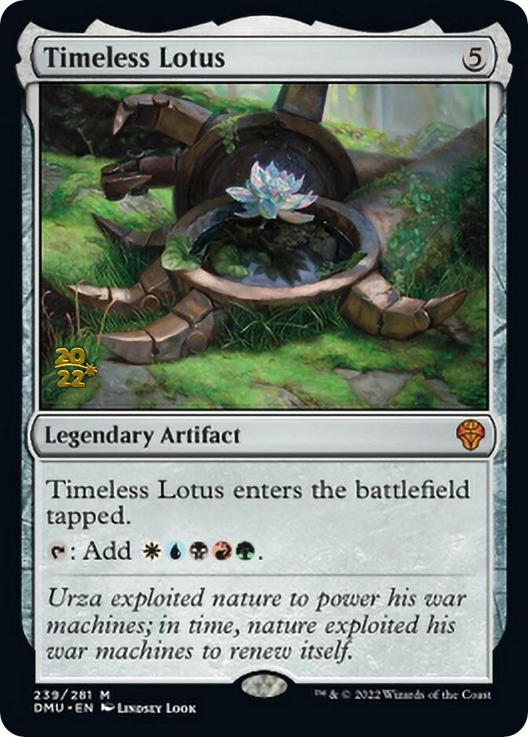 Timeless Lotus [Dominaria United Prerelease Promos] | Shuffle n Cut Hobbies & Games