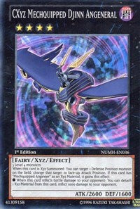 CXyz Mechquipped Djinn Angeneral [NUMH-EN036] Super Rare | Shuffle n Cut Hobbies & Games