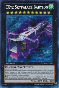 CXyz Skypalace Babylon [NUMH-EN046] Secret Rare | Shuffle n Cut Hobbies & Games