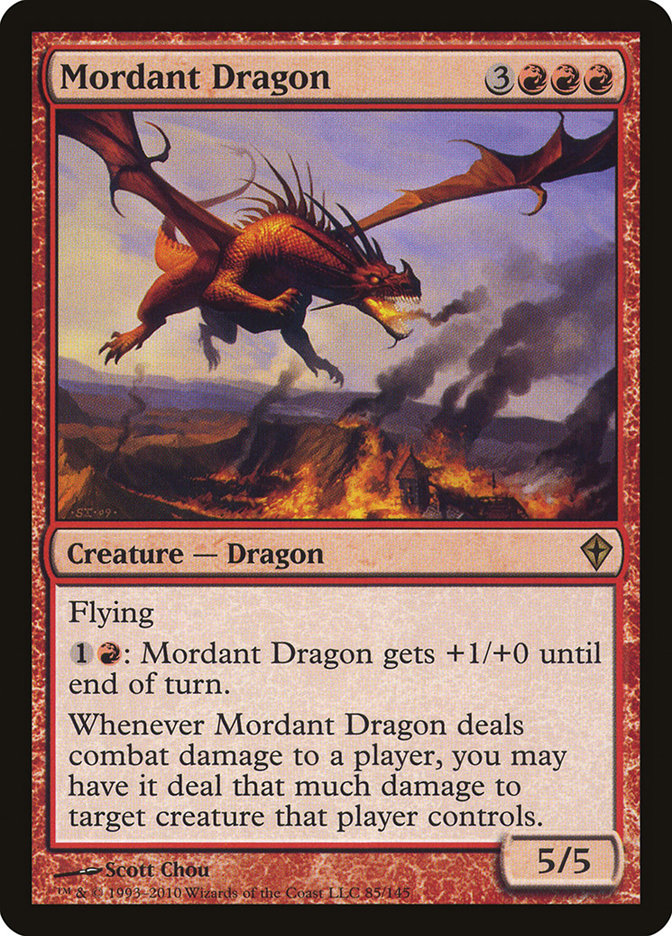 Mordant Dragon [Worldwake] | Shuffle n Cut Hobbies & Games