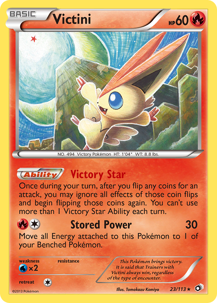 Victini (23/113) [Black & White: Legendary Treasures] | Shuffle n Cut Hobbies & Games