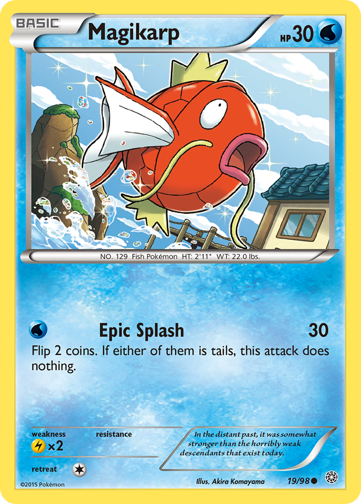 Magikarp (19/98) [XY: Ancient Origins] | Shuffle n Cut Hobbies & Games