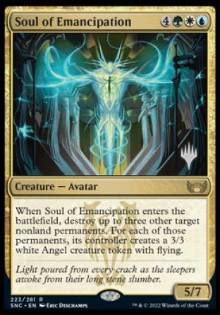 Soul of Emancipation (Promo Pack) [Streets of New Capenna Promos] | Shuffle n Cut Hobbies & Games