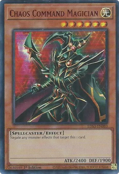 Chaos Command Magician (Red) [LDS3-EN083] Ultra Rare | Shuffle n Cut Hobbies & Games