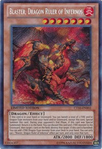 Blaster, Dragon Ruler of Infernos [CT10-EN002] Secret Rare | Shuffle n Cut Hobbies & Games