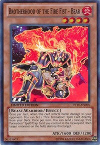 Brotherhood of the Fire Fist - Bear [CT10-EN008] Super Rare | Shuffle n Cut Hobbies & Games