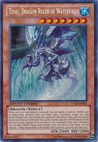 Tidal, Dragon Ruler of Waterfalls [CT10-EN001] Secret Rare | Shuffle n Cut Hobbies & Games