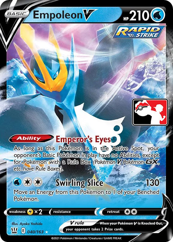 Empoleon V (040/163) [Prize Pack Series One] | Shuffle n Cut Hobbies & Games