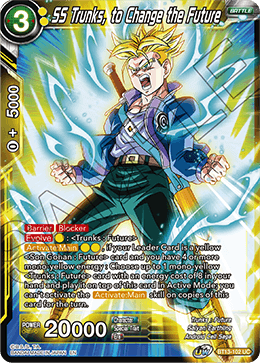 SS Trunks, to Change the Future (Uncommon) [BT13-102] | Shuffle n Cut Hobbies & Games