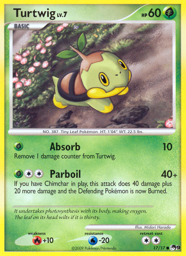 Turtwig (17/17) [POP Series 9] | Shuffle n Cut Hobbies & Games