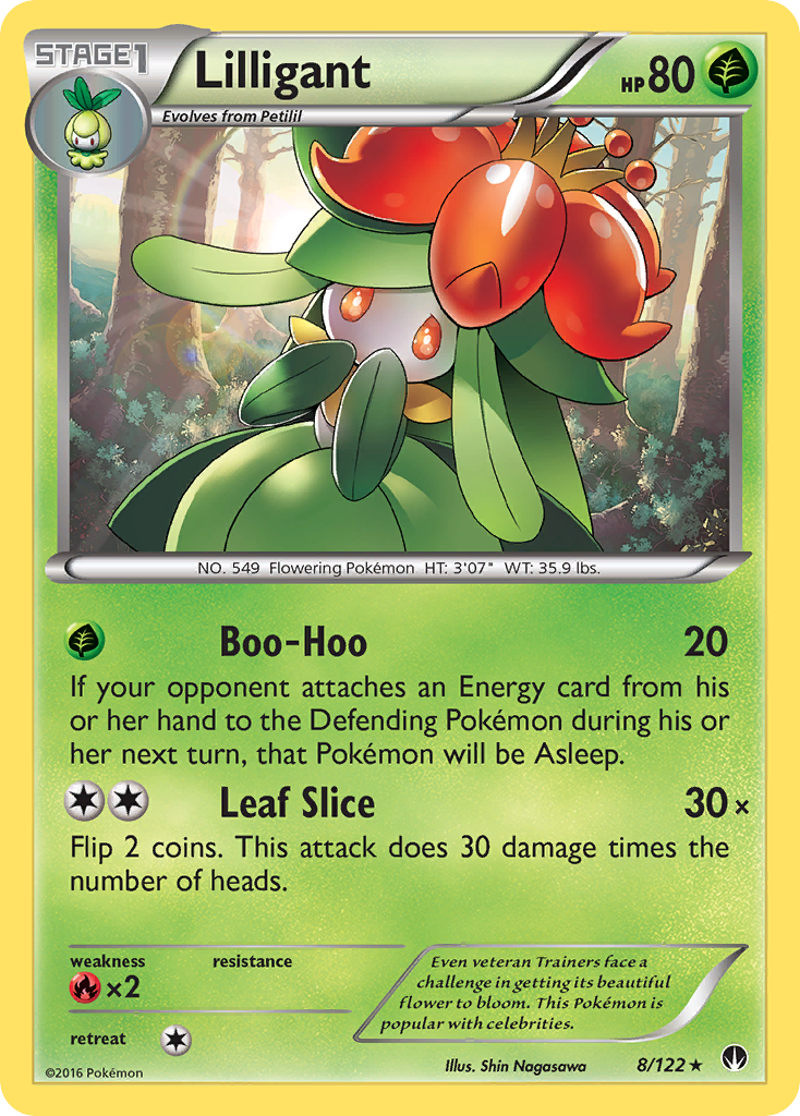 Lilligant (8/122) [XY: BREAKpoint] | Shuffle n Cut Hobbies & Games