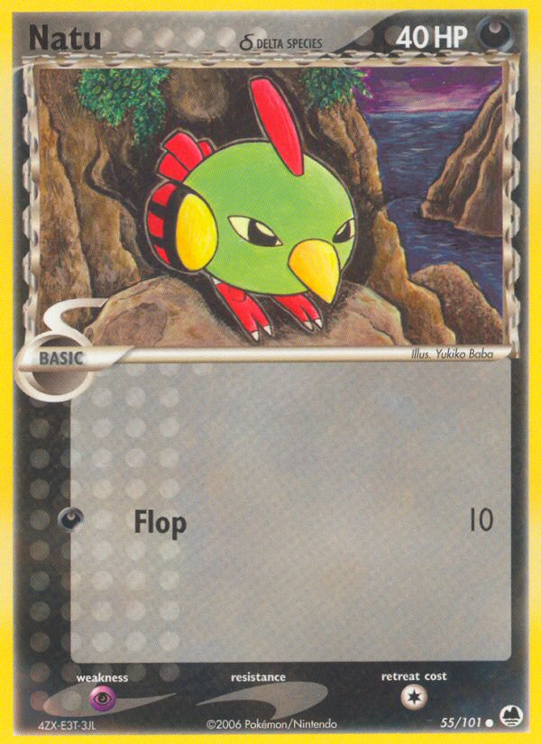 Natu (55/101) (Delta Species) [EX: Dragon Frontiers] | Shuffle n Cut Hobbies & Games