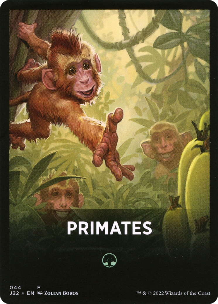 Primates Theme Card [Jumpstart 2022 Front Cards] | Shuffle n Cut Hobbies & Games