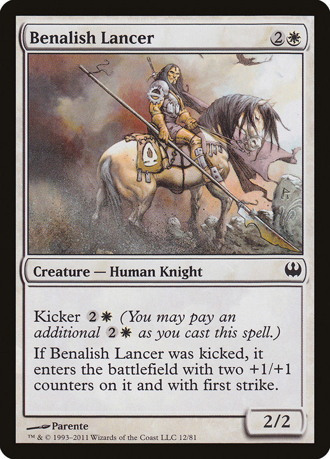 Benalish Lancer [Duel Decks: Knights vs. Dragons] | Shuffle n Cut Hobbies & Games