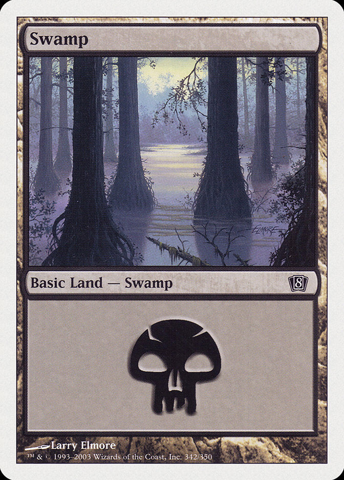 Swamp (342) [Eighth Edition] | Shuffle n Cut Hobbies & Games