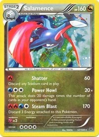 Salamence (57/108) (Cosmos Holo) (Blister Exclusive) [XY: Roaring Skies] | Shuffle n Cut Hobbies & Games