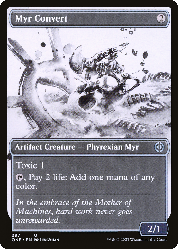 Myr Convert (Showcase Ichor) [Phyrexia: All Will Be One] | Shuffle n Cut Hobbies & Games