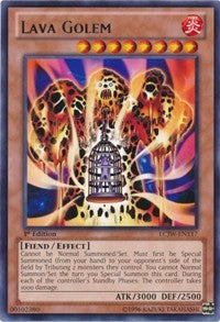 Lava Golem [LCJW-EN117] Rare | Shuffle n Cut Hobbies & Games