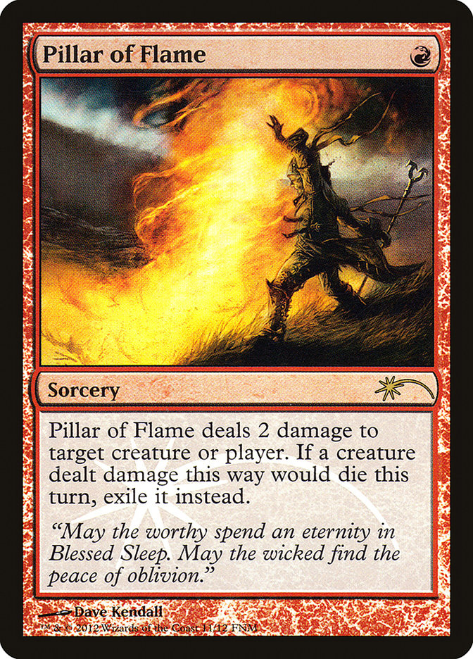 Pillar of Flame [Friday Night Magic 2012] | Shuffle n Cut Hobbies & Games