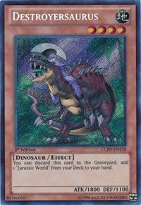 Destroyersaurus [LCJW-EN158] Secret Rare | Shuffle n Cut Hobbies & Games