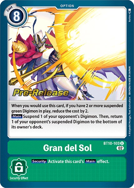 Gran del Sol [BT10-103] [Xros Encounter Pre-Release Cards] | Shuffle n Cut Hobbies & Games