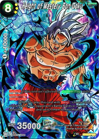 Height of Mastery Son Goku (SPR) [BT4-075] | Shuffle n Cut Hobbies & Games