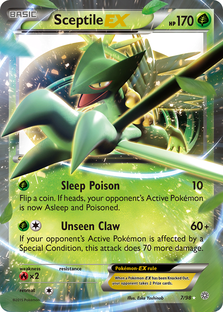 Sceptile EX (7/98) [XY: Ancient Origins] | Shuffle n Cut Hobbies & Games