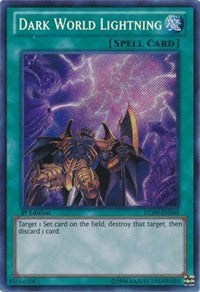 Dark World Lightning [LCJW-EN249] Secret Rare | Shuffle n Cut Hobbies & Games