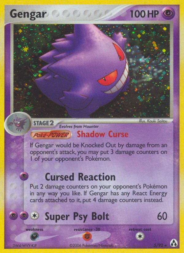 Gengar (5/92) [EX: Legend Maker] | Shuffle n Cut Hobbies & Games