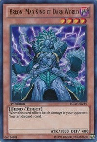 Brron, Mad King of Dark World [LCJW-EN244] Ultra Rare | Shuffle n Cut Hobbies & Games