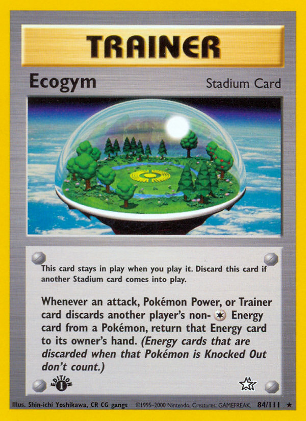 Ecogym (84/111) [Neo Genesis 1st Edition] | Shuffle n Cut Hobbies & Games