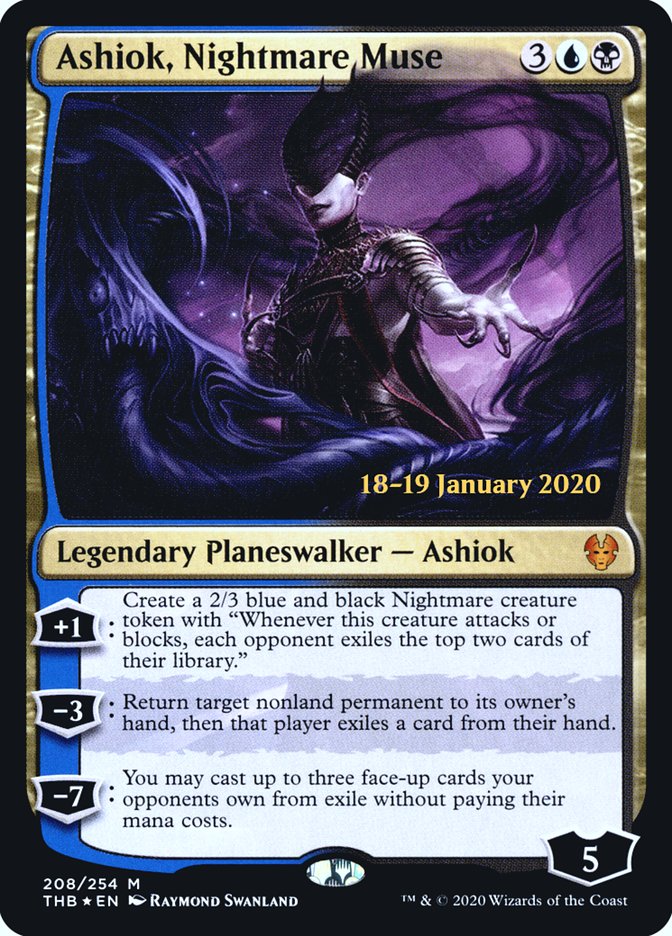 Ashiok, Nightmare Muse [Theros Beyond Death Prerelease Promos] | Shuffle n Cut Hobbies & Games