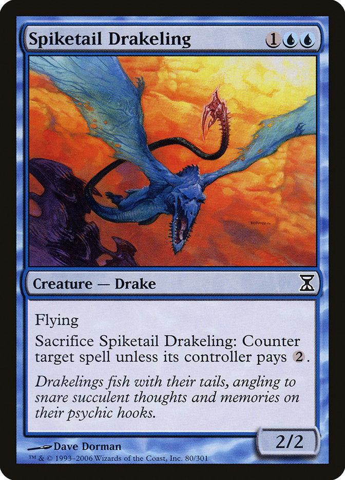 Spiketail Drakeling [Time Spiral] | Shuffle n Cut Hobbies & Games