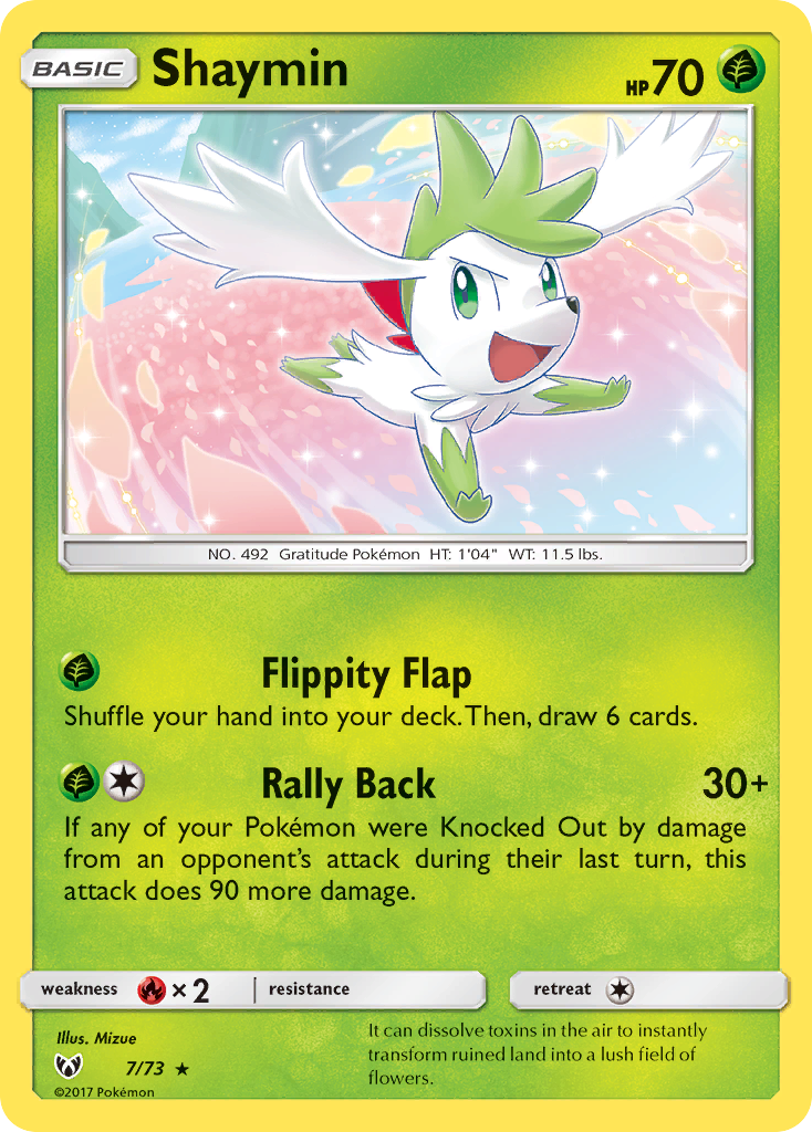 Shaymin (7/73) [Sun & Moon: Shining Legends] | Shuffle n Cut Hobbies & Games