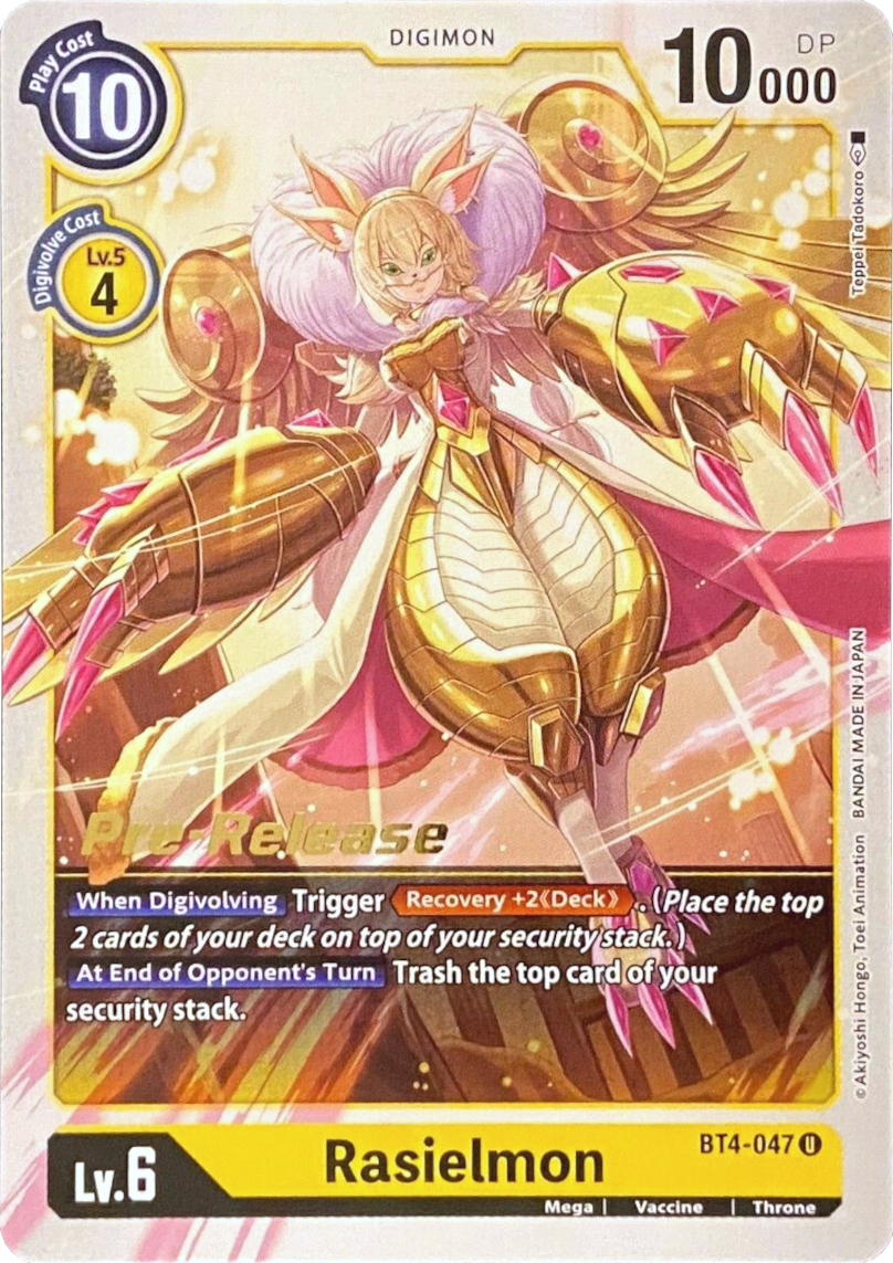 Rasielmon [BT4-047] [Great Legend Pre-Release Promos] | Shuffle n Cut Hobbies & Games