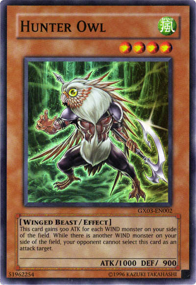 Hunter Owl [GX03-EN002] Super Rare | Shuffle n Cut Hobbies & Games