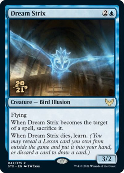 Dream Strix [Strixhaven: School of Mages Prerelease Promos] | Shuffle n Cut Hobbies & Games