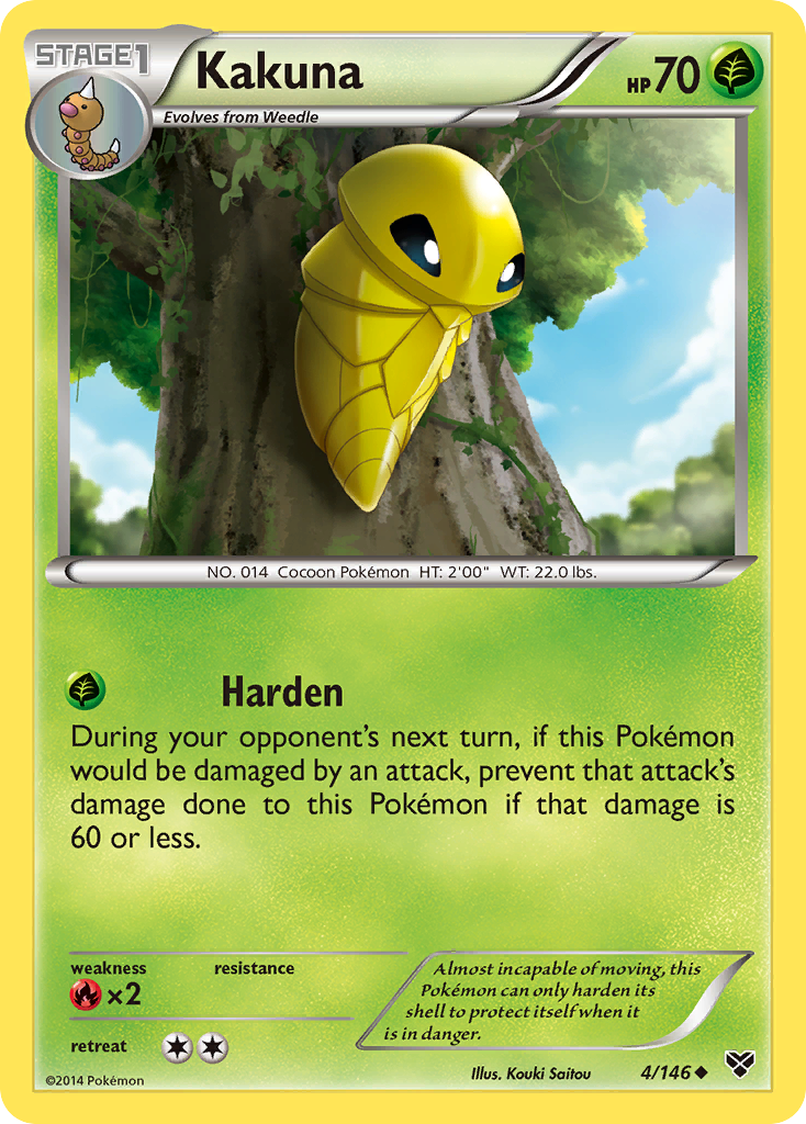 Kakuna (4/146) [XY: Base Set] | Shuffle n Cut Hobbies & Games