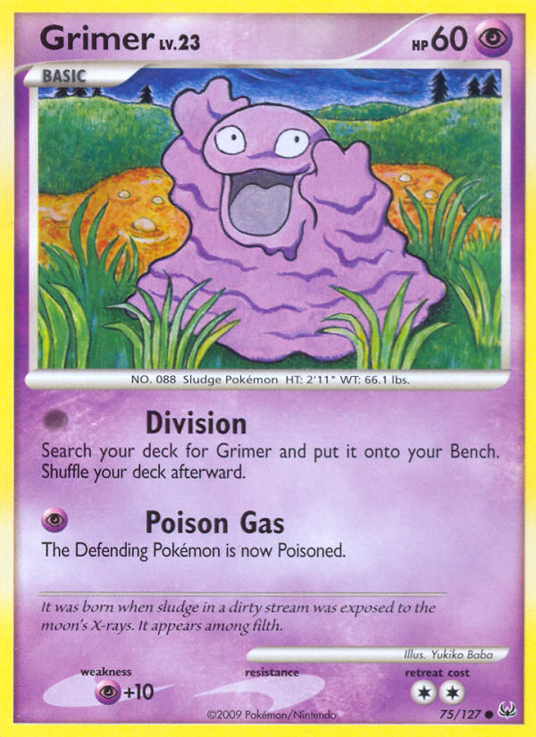 Grimer (75/127) [Platinum: Base Set] | Shuffle n Cut Hobbies & Games